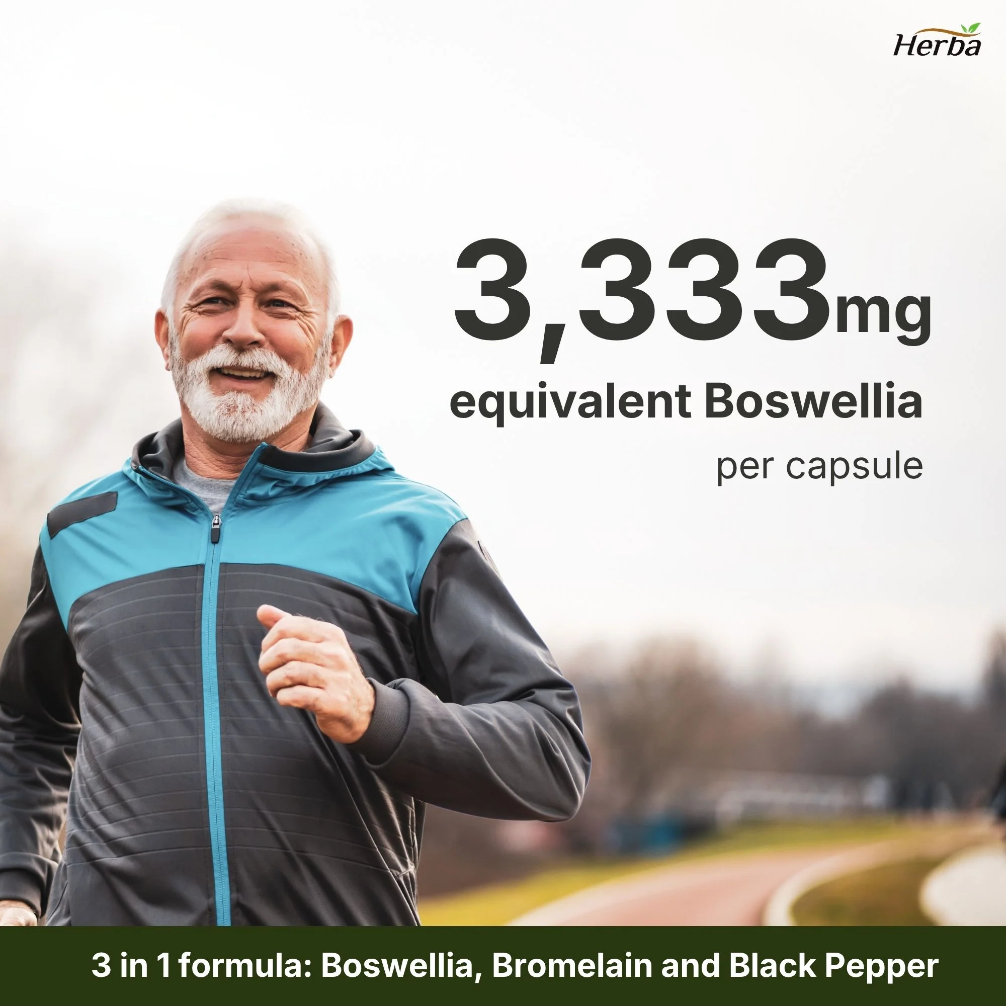 Boswellia Serrata Capsules with Bromelain Supplement - 120 Capsules - Image 6