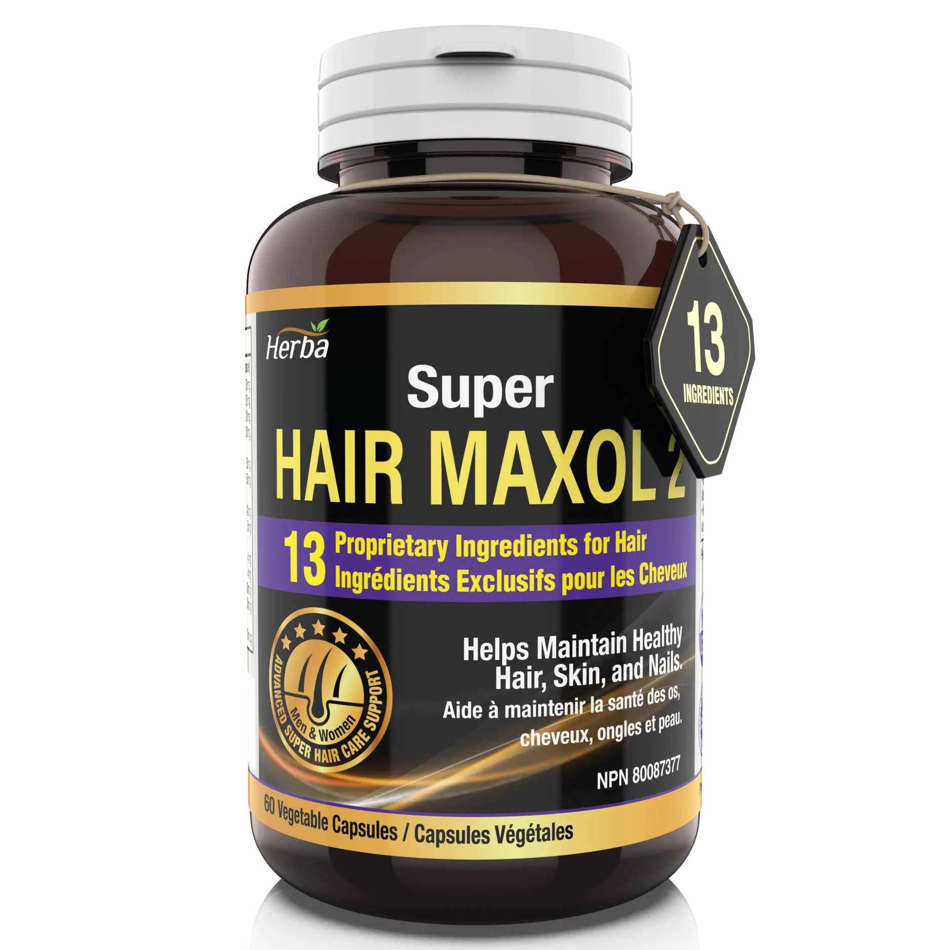 Hair Maxol 2 Hair Growth Vitamins with Biotin for Hair Growth for Men and Women