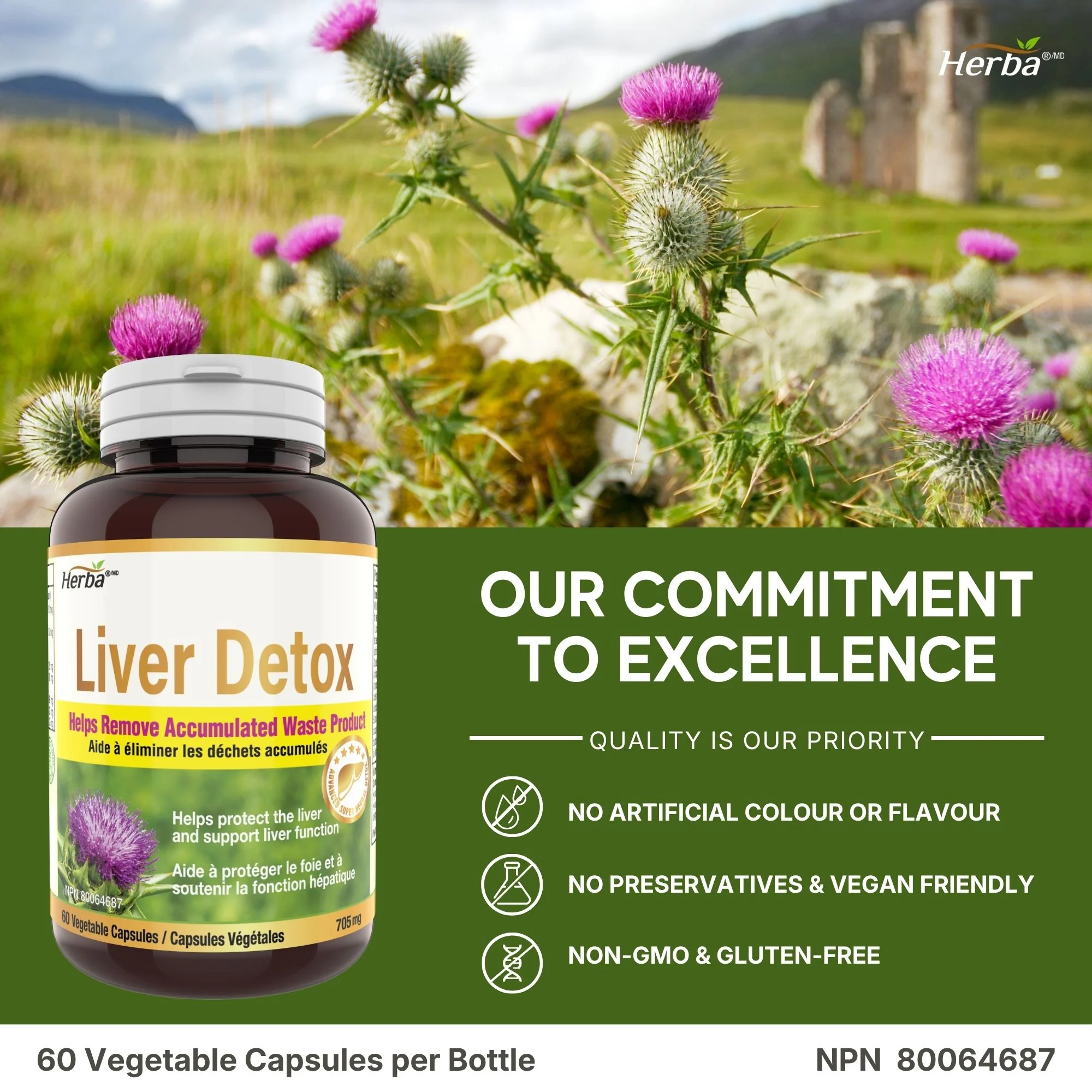 Liver Detox Supplement - 60 Capsules | Liver Health Formula with Milk Thistle and 6 Other Ingredients - Image 10