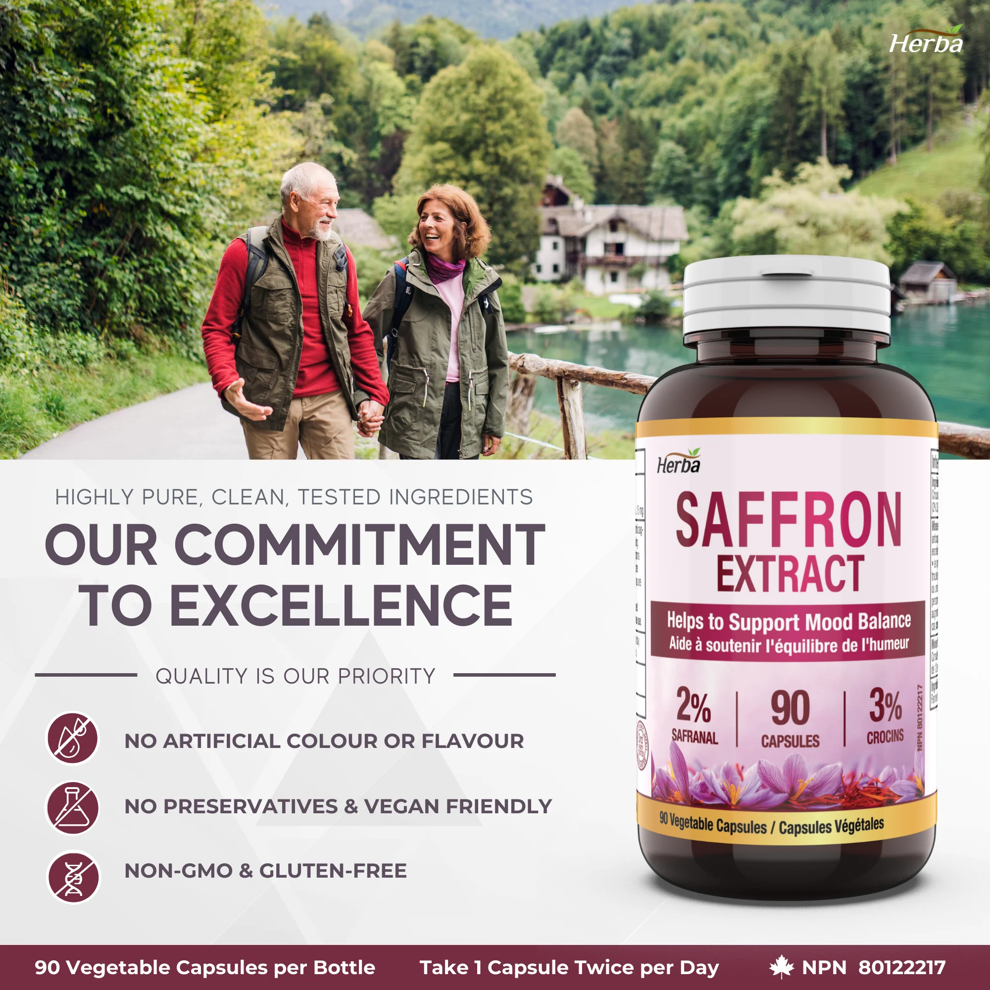 Saffron Supplement – 90 Capsules | Saffron Extract Standardized to 2% Safranal - Image 7