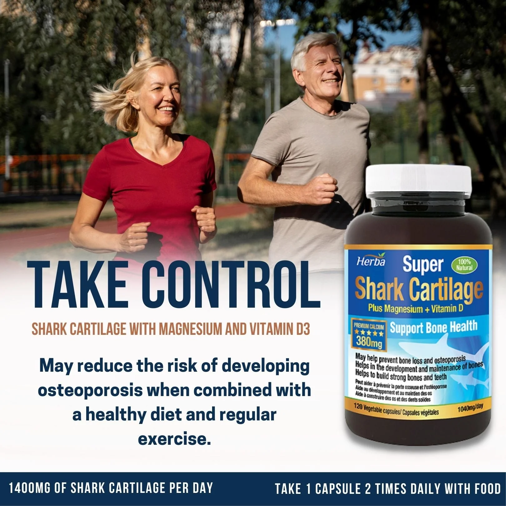 Shark Cartilage Capsules - 120 Capsules | 1,500mg Per Day | Shark Cartilage Supplement for Joints with Magnesium and Vitamin D3 - Image 6